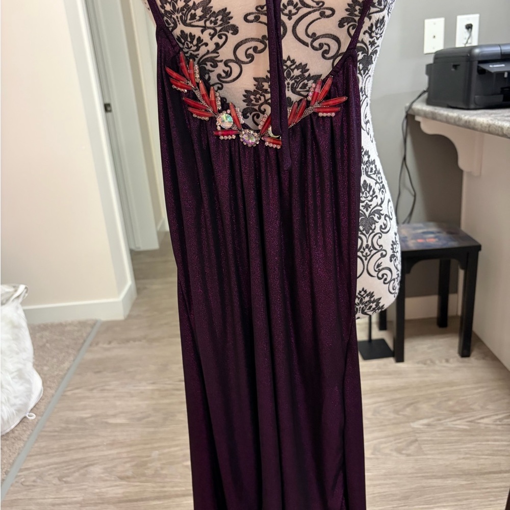 LEG AVENUE⭐️- Deep Purple Backless Dress 4 For $25